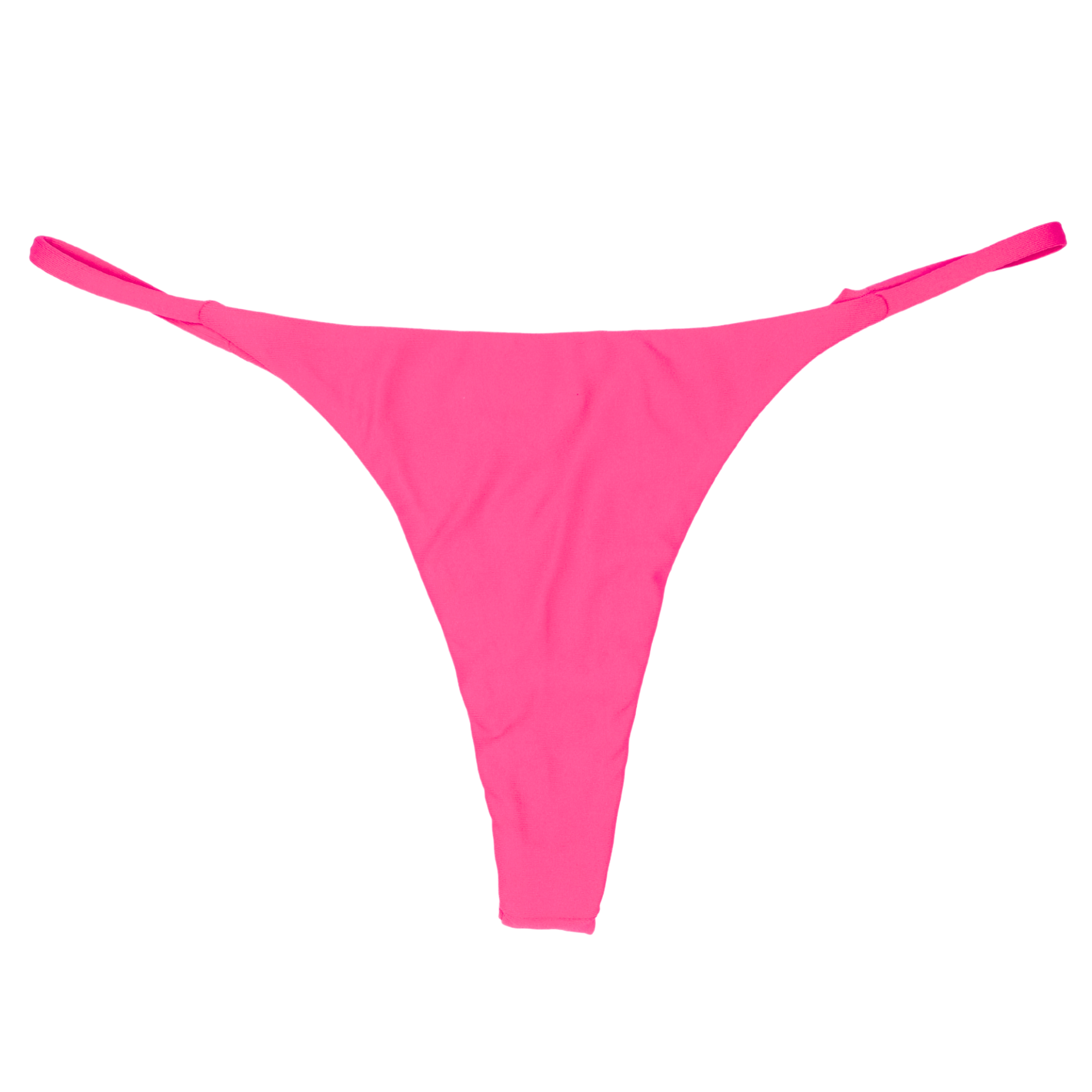 Bright Pink Cruz Minimal Coverage Thong Bottom Midori Bikinis