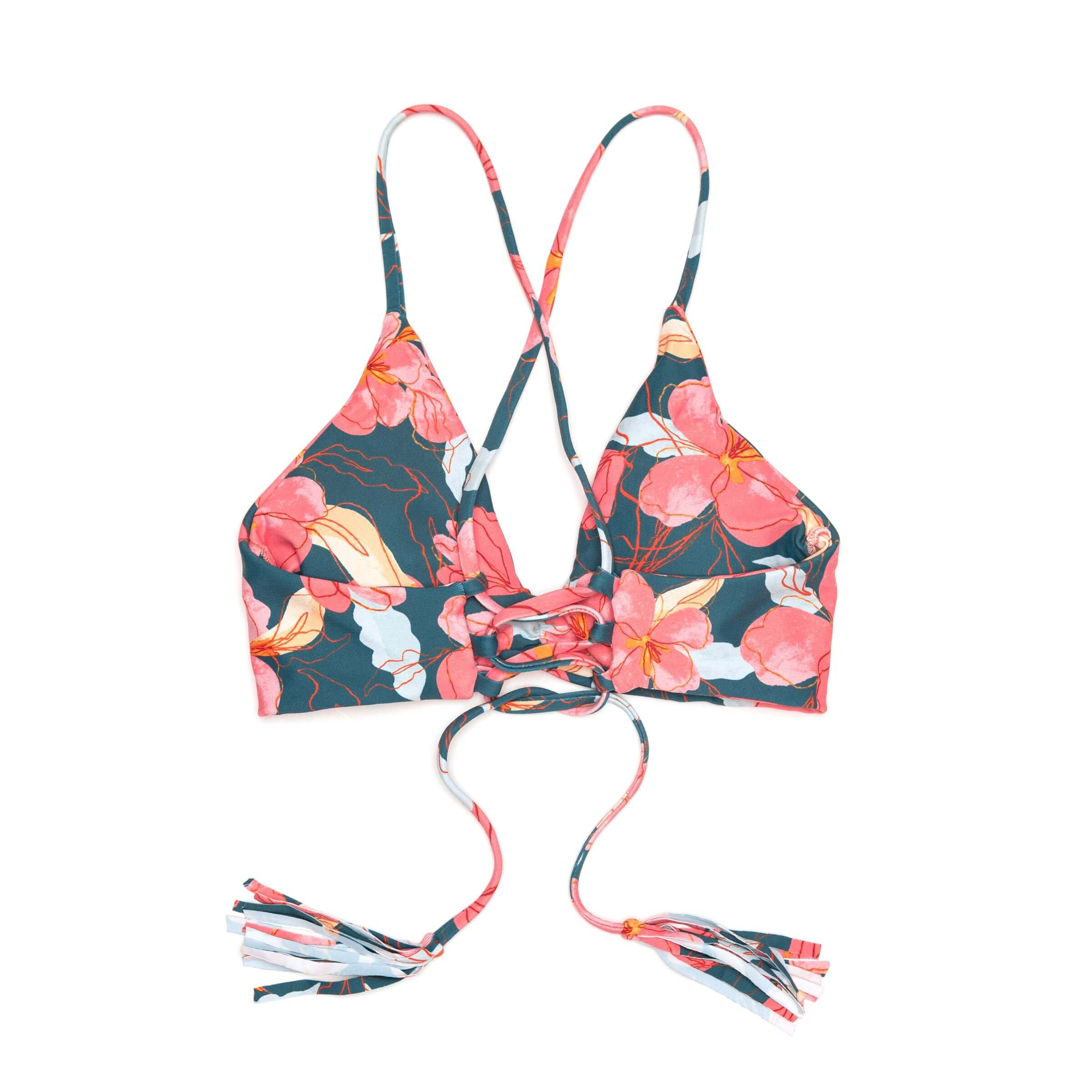 MAUI TOP - CORAL – Mimi Swimwear