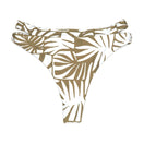 Green Palm Print Stevie Bottom | Mid-Waisted Cheeky Bikini Midori Bikinis