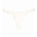 Ecru Off-White Cream Kai Bikini Bottom | Tiny Scrunch Swim Bottoms Midori Bikinis