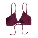Murex Magenta Jesse Top | Front Knot Adjustable Bikini Top Midori Bikinis